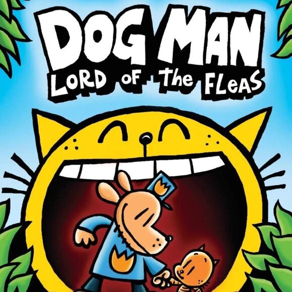 Lot of 2 Graphic Novel Comic Books : Dog Man, Lord of the Fleas by Dav Pilkey - Picture 2 of 5